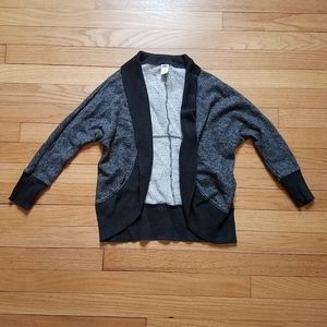 Old Navy dark gray and black cardigan sweater